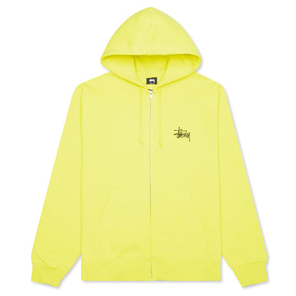 Basic Zip Hoodie - Lemon
