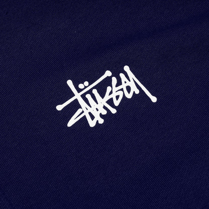Basic Zip Hoodie - Navy