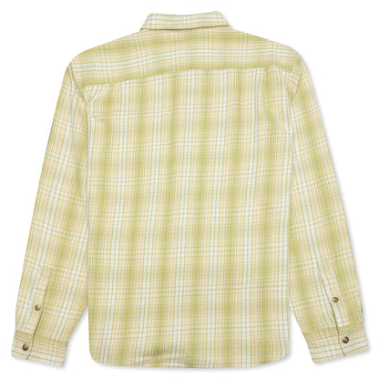 Beach Plaid Shirt - Lime