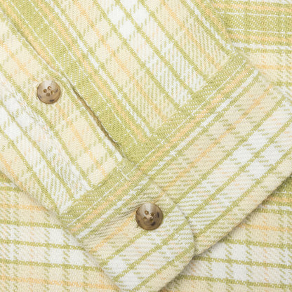 Beach Plaid Shirt - Lime
