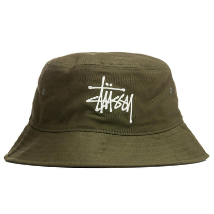 Big Logo Twill Bucket Hat - Olive