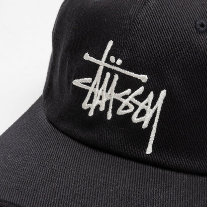 Big Logo Twill Low Pro Cap - Black