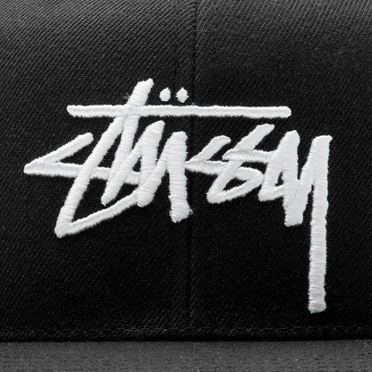 Big Stock High Crown Cap - Black