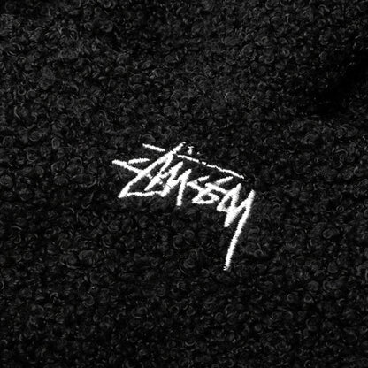 Boucle Fleece Beanie - Black