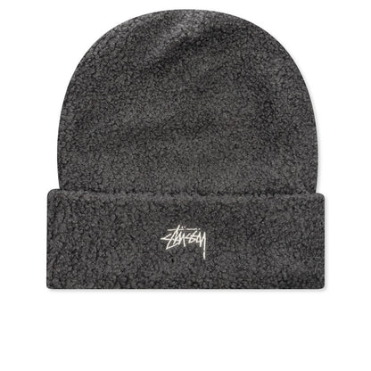 Boucle Fleece Beanie - Grey