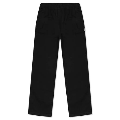 Brushed Beach Pant - Black