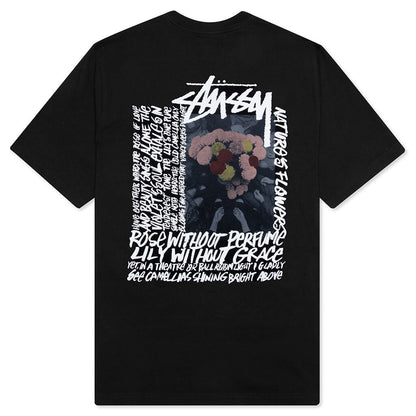 Camellias Pigment Dyed Tee - Black