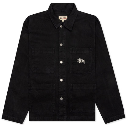 Canvas Chore Jacket - Black