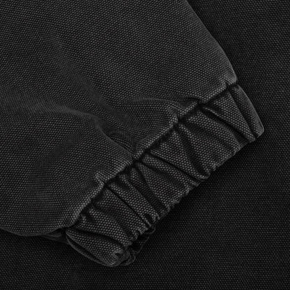 Canvas Insulated Work Jacket - Black