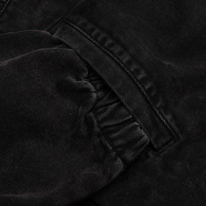 Canvas Insulated Work Jacket - Black