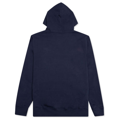 City Seal Applique Hoodie - Navy
