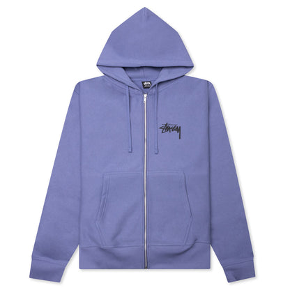 Classic Dot Zip Hoodie - Storm