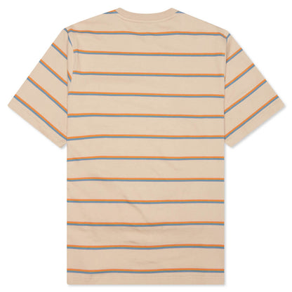 Classic Mini Stripe Crew - Tan