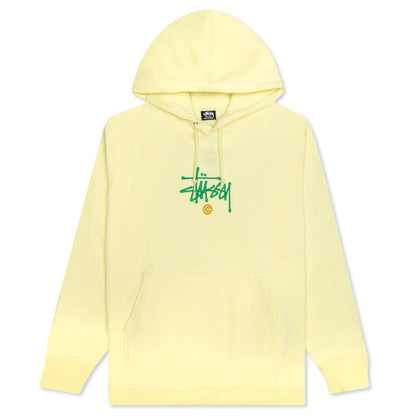 Copyright Embroidered Hoodie - Pale Yellow