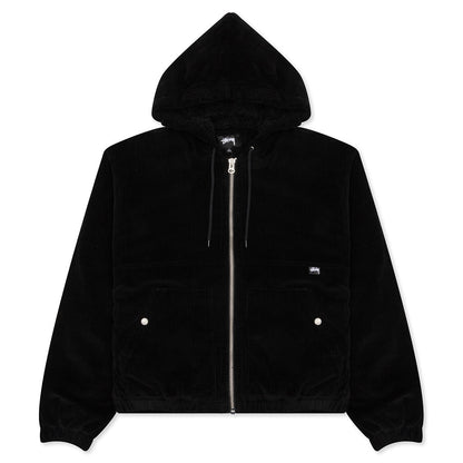 Cord Work Jacket - Black