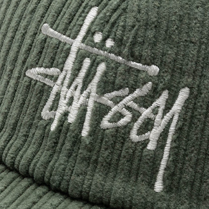 Corduroy Big Logo Low Pro Cap - Olive