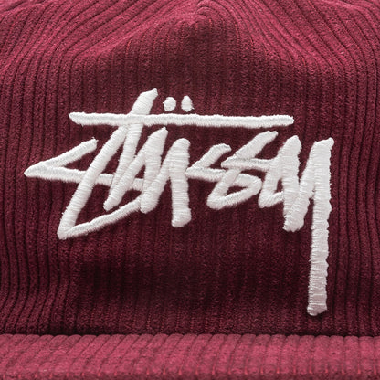 Corduroy Trucker Cap - Red