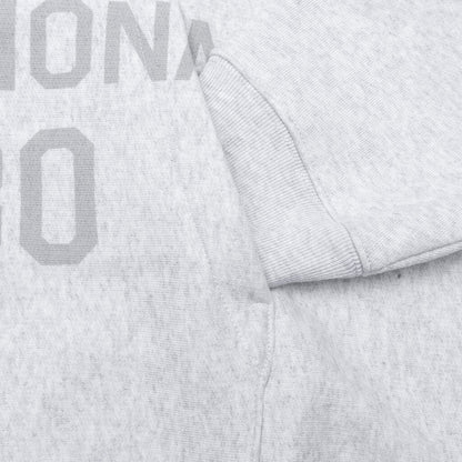 Established Printed Zip Hoodie - Ash Heather