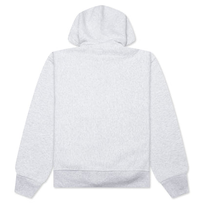 Established Printed Zip Hoodie - Ash Heather