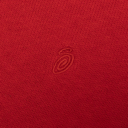 Exposed Seam Sweater - Red