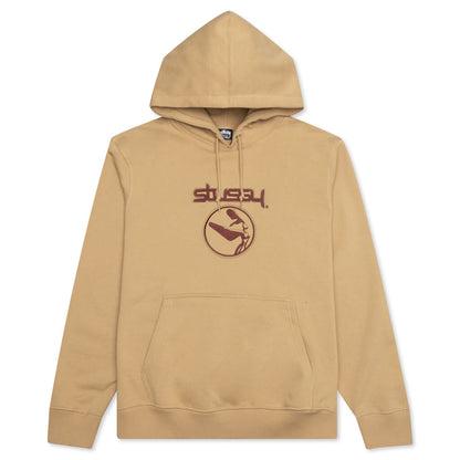 Flight Applique Hoodie - Khaki
