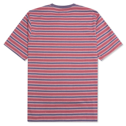 Griffin Stripe Crew - Red