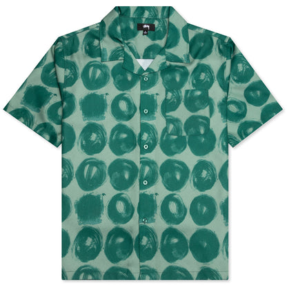 Hand Drawn Dot Shirt - Green