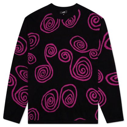 Hand Drawn S Sweater - Black
