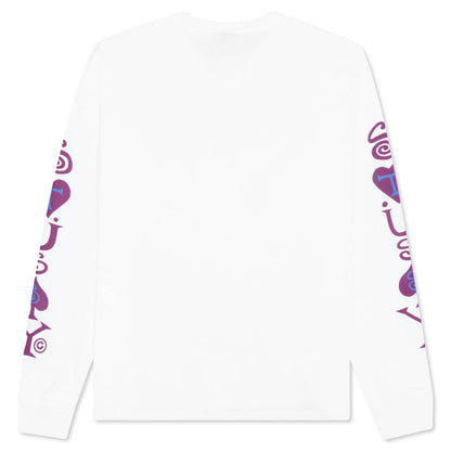 Hearts & Spades L/S Tee - White