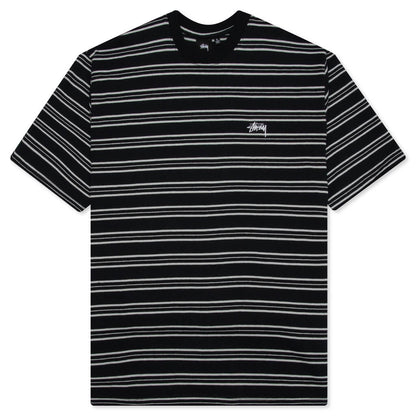 Henry Striped Crew - Black