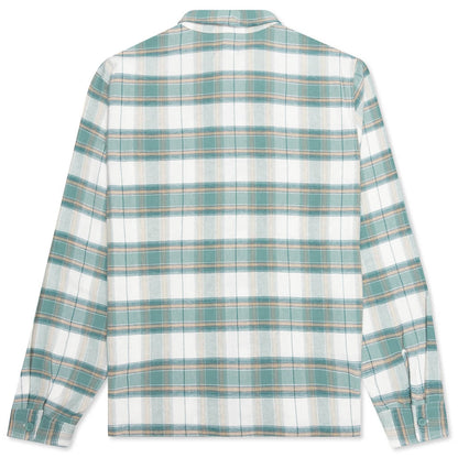 Heritage Plaid Zip L/S Shirt - Green