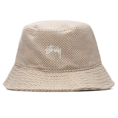 Jute Weave Bucket Hat - Natural
