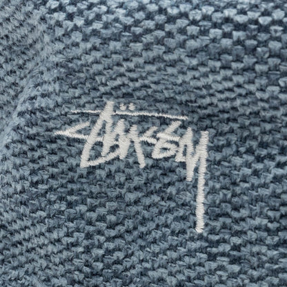 Jute Weave Bucket Hat - Blue