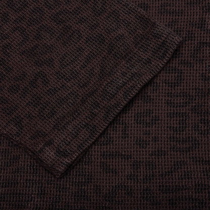 Leopard Mesh Zip Jacket - Brown