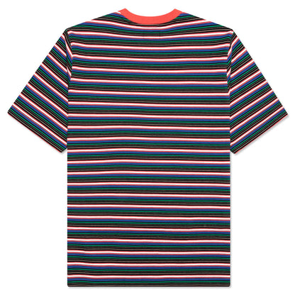 Mini Stripe Crew - Red
