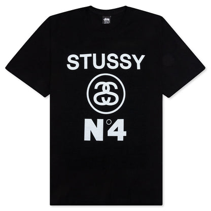 No. 4 Pigment Dyed Tee -  Black