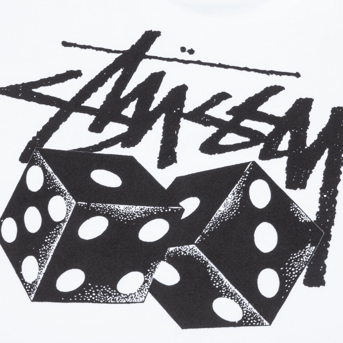 Pair of Dice Tee - White