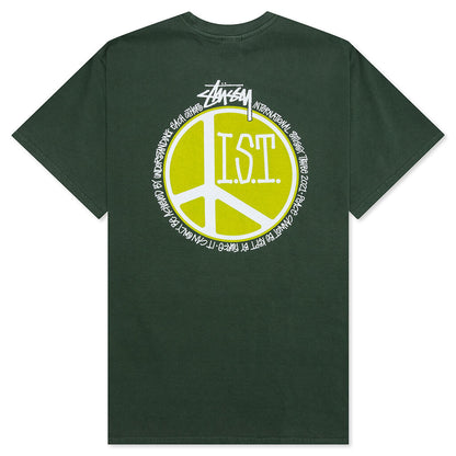 Peace Dot Pigment Dyed Tee - Pine