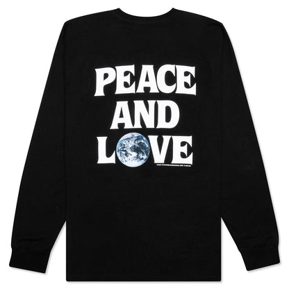 Peace and Love L/S Tee - Black