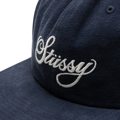 Peached Canvas Cap - Navy