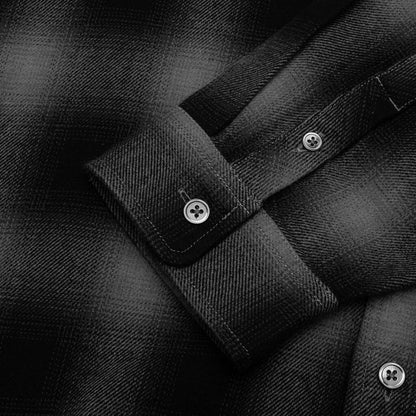 Pete Plaid Shirt - Charcoal