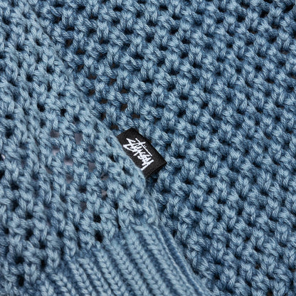 Pigment Dyed Loose Gauge Sweater - Seafoam