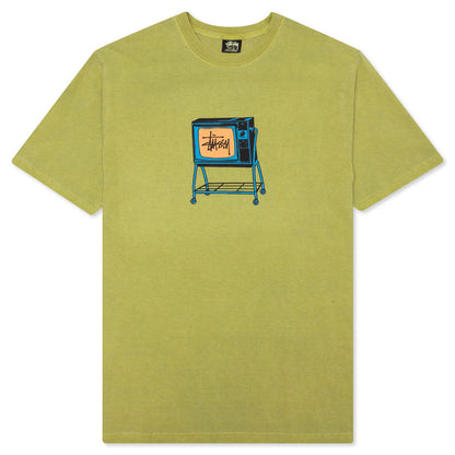 Rolling TV Pig Dyed Tee - Citron