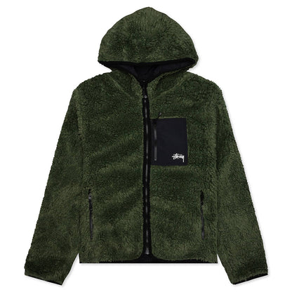 Sherpa Jacket - Olive
