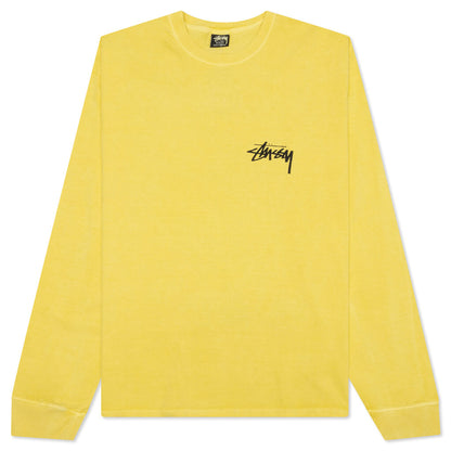 Skate Posse Pigment Dyed L/S Tee - Butter