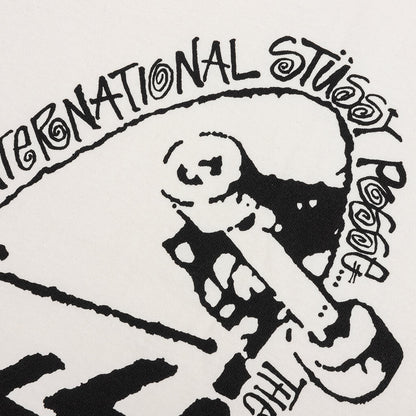 Skate Posse Pigment Dyed Tee - Natural
