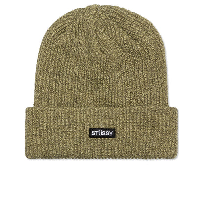 Small Patch Watch Cap Beanie - Olive