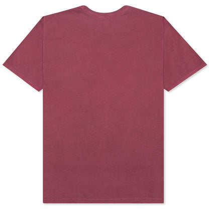 Smooth Stock Pigment Dyed Tee - Wine