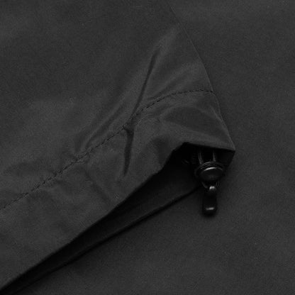 Solid Taped Seam Cargo Pant - Black