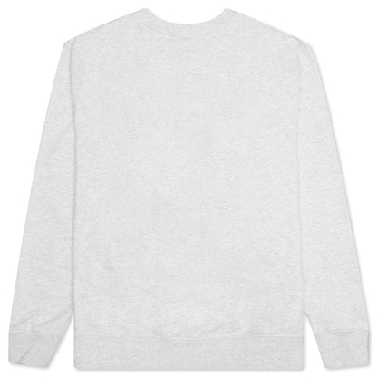Stock Applique Crew - Ash Heather